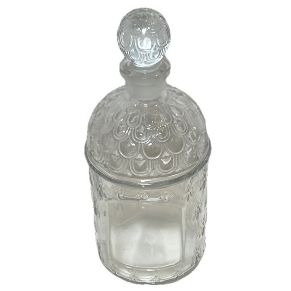 Vtg 60s Guerlain Imperial Bee Perfume Bottle Empty Embossed Decanter France 1L